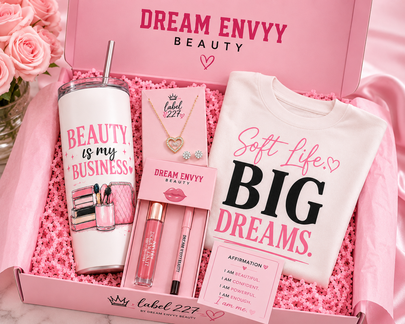 DREAM Girl Box with T-SHIRT " by Dream Envyy Beauty